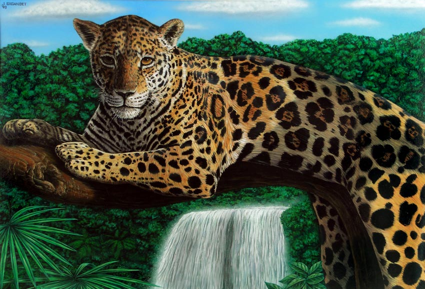 Jaguar Painting